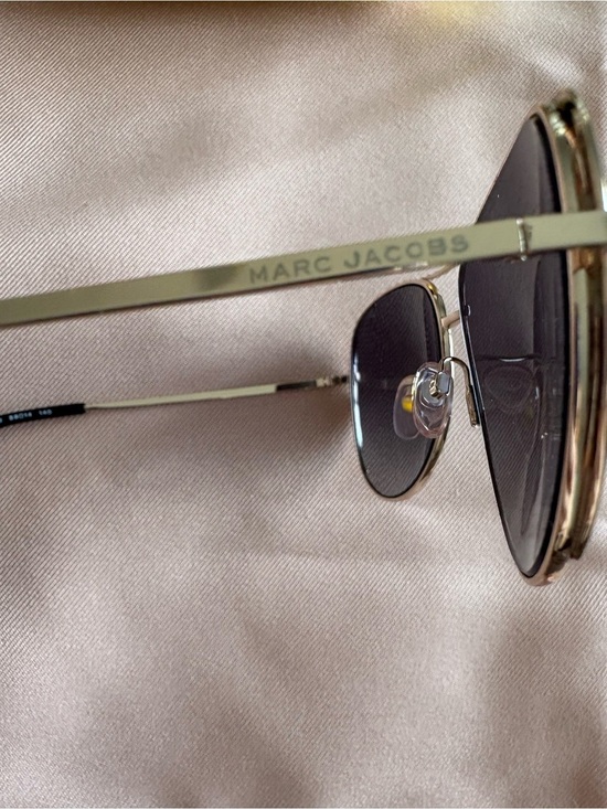 Marc Jacobs Black Sunglasses with Silver Accents- unisex main image 4